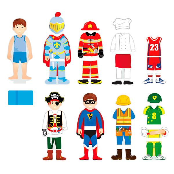 

Игровой набор Viga Toys Гардероб мальчика на магнитах (50021)
