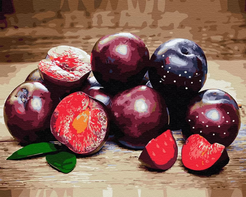 

Картина по номерам Brushme БК Слива 40*50 см (без коробки) арт.BK-GX33844