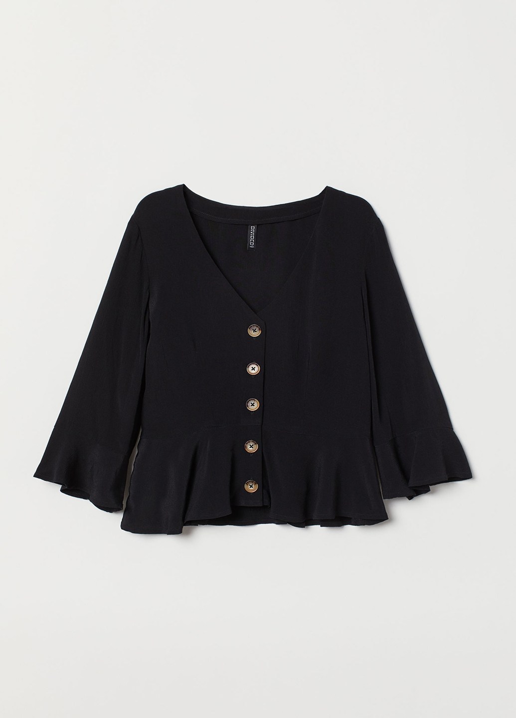 

Блузка H&M  Черный 0745199_ч_03, Блузка H&M 32 Черный 0745199_ч_03