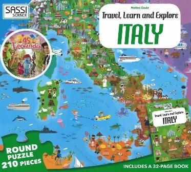 

Книга Travel, Learn and Explore: Italy Book and Puzzle Matteo Gaule ISBN 9788868603366