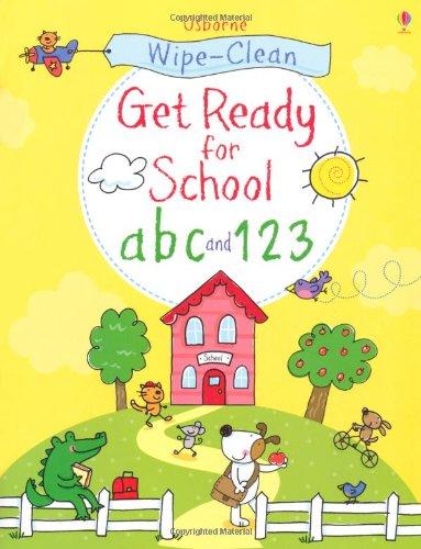 

Книга с маркером Wipe-Clean Get Ready for School: abc and 123 Jessica Greenwell, Sam Taplin, Stacey Lamb ISBN 9781409563297