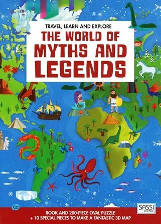 

Книга,Пазл Travel, Learn and Explore: The World of Myths and Legends Book and Puzzle Matteo Gaule, Valentina Facci