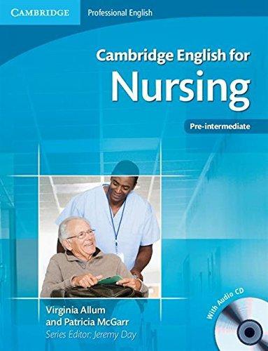 

Учебник Cambridge English for Nursing Pre-Intermediate Students Book with Audio CD ISBN 9780521141338