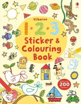 

Книга 123 Sticker and Colouring Book Jessica Greenwell ISBN 9781409564591