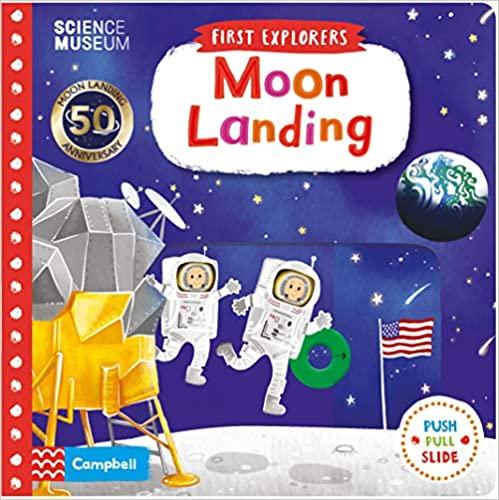 

Книга с движущимися элементами First Explorers: Moon Landing Lon Lee ISBN 9781529003819