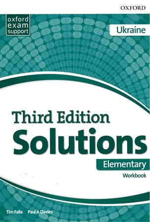 

Рабочая тетрадь Solutions 3rd Edition Elementary Workbook (Ukrainian Edition)