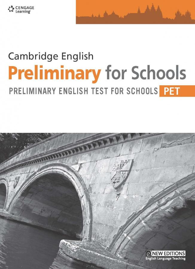 

Учебник Practice Tests for Cambridge PET for Schools Students Book ISBN 9781408061527