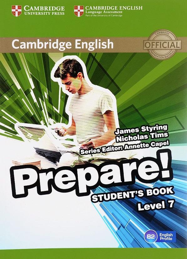 

Учебник Cambridge English Prepare! Level 7 Students Book Styring, J ISBN 2000096222742