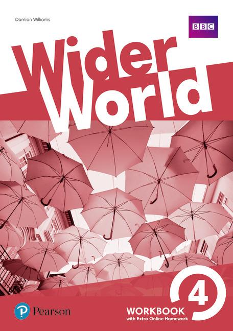 

Рабочая тетрадь Wider World 4 workbook with Online Homework ISBN 9781292178806