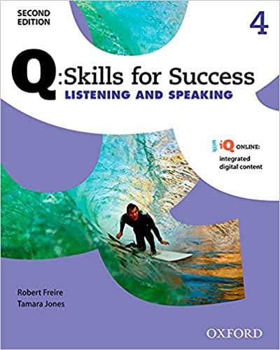 

Учебник Q: Skills for Success 2nd Edition. Listening & Speaking 4 Students Book + iQ Online ISBN 9780194819282