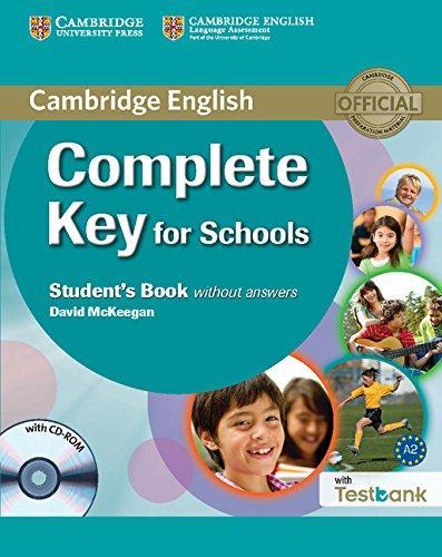 

Учебник Complete Key for Schools Students Book without key with CD-ROM with Testbank ISBN 9781107501546