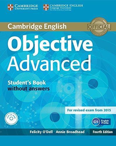 

Учебник Objective Advanced Fourth edition Students Book without Answers with CD-ROM ISBN 9781107674387