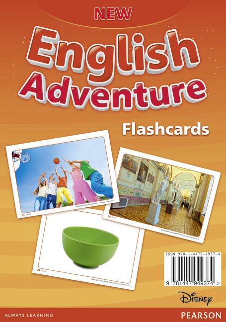 

Карточки New English Adventure 2 Flashcards ISBN 9781447949374