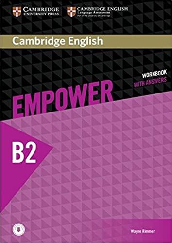 

Рабочая тетрадь Cambridge English Empower B2 Upper-Intermediate Workbook + key + Audio ISBN 9781107469044