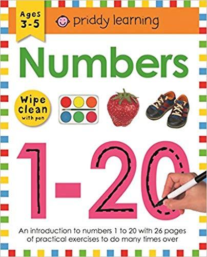 

Рабочая тетрадь Wipe Clean Workbooks: Numbers 1-20 Priddy, R ISBN 9781783416042