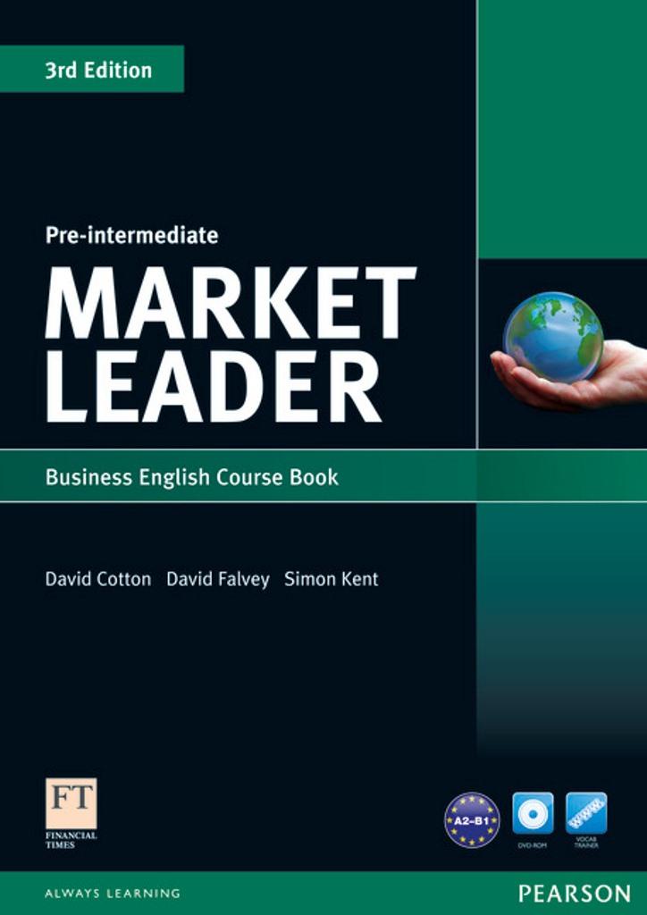 

Учебник market leader pre intermediate 3rd edition coursebook with dvd ISBN 9781408237076
