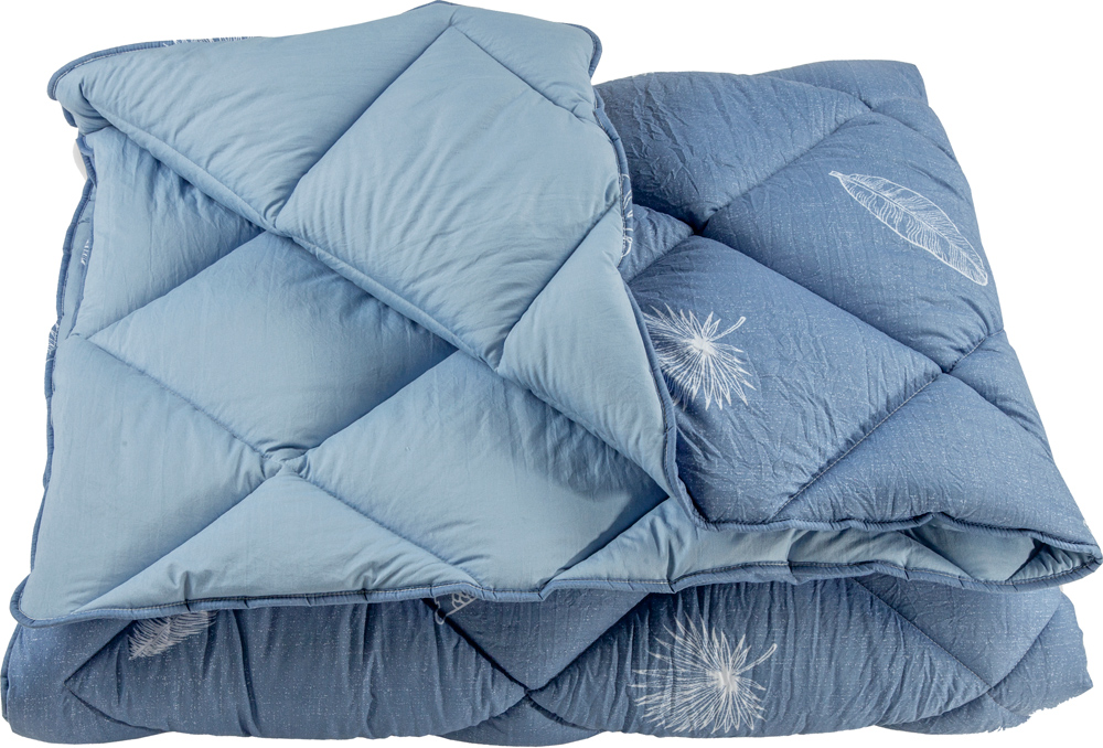 

Одеяло Balak Home Washed Cotton 180х210 Голубой тукан