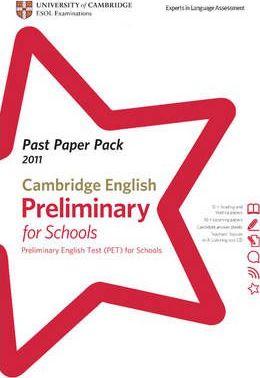 

Книга Past Paper PacksCambridge English: Preliminary for Schools 2011 (PET for Schools) Past Paper Pack wi ISBN 9781907870286