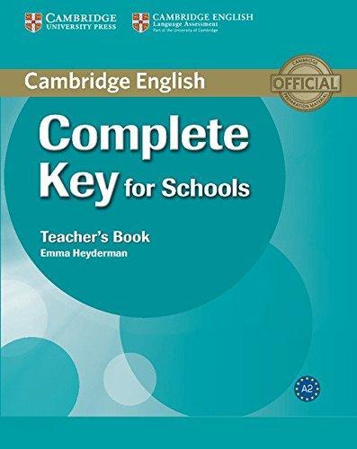 

Книга для учителя Complete Key for Schools Teachers Book ISBN 9780521124744