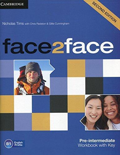 

Рабочая тетрадь Face2face 2nd Edition Pre-intermediate Workbook with Key Tims, N ISBN 9781107603530