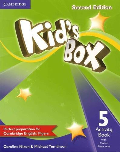 

Рабочая тетрадь Kids Box Second edition 5 Activity Book with Online Resources Nixon, C ISBN 9781107699113
