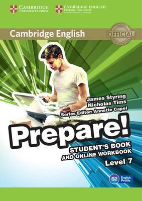 

Учебник Cambridge English Prepare! Level 7 Students Book and online workbook Styring, J ISBN 2000960033184