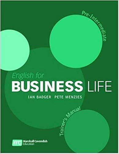 

Книга для учителя English for Business Life Pre-Intermediate Teachers Book ISBN 9780462007618