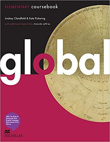 

Учебник Global Elementary Coursebook ISBN 9780230032910