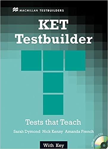 

Книга для учителя KET TesTeachers Bookuilder + key + Audio CDs ISBN 9781405069762