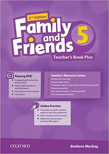 

Книга для учителя Family & Friends 2nd Edition 5 Teachers book Plus + CD-ROM + Audio CD ISBN 9780194796514