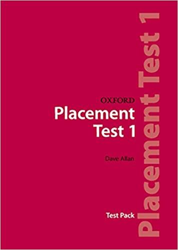 

Книга Oxford Placement Tests 1 Test Pack ISBN 9780194309004