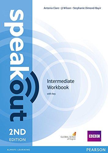 

Рабочая тетрадь SpeakOut 2nd Edition Intermediate workbook with Key ISBN 9781447976868