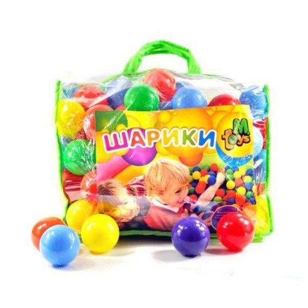 

Шарики для сухого бассейна в сумке 100 шт MToys (01160)