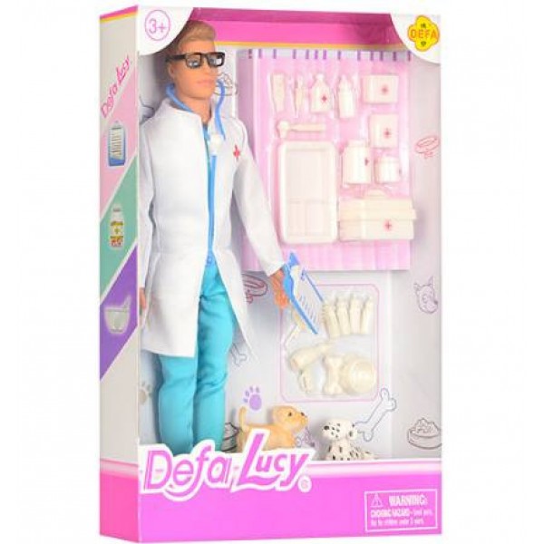 

Набор для игры в доктора кукла Кен для девочек Defa KEN Best Toys (8346B)