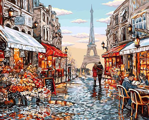 

Картина по номерам PAINTING "Париж" 40*50см DANKO TOYS (KpN-01-09)