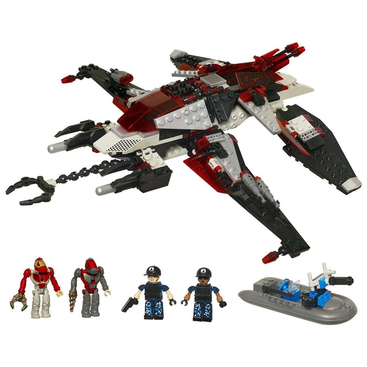 

Конструктор Hasbro Инопланетный корабль-конструктор Крео Вторжение инопланетян 277 деталей - Alien Strike (138297)