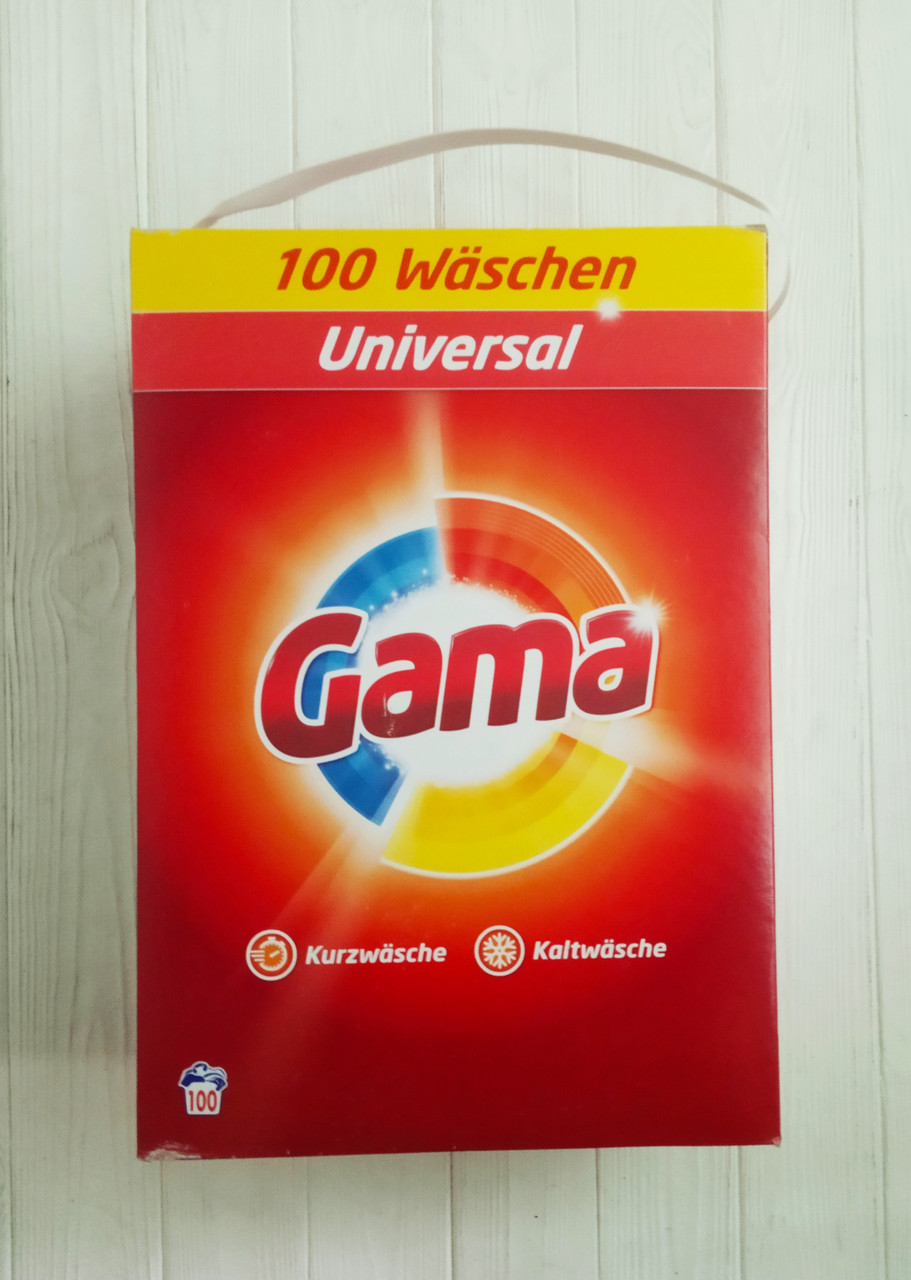 

Порошок для стирки Gama 3in1 100 стирок 6,5 кг Испания