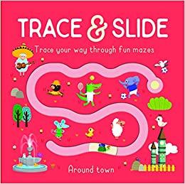

Книга с тактильными ощущениями Trace and Slide: Around Town ISBN 9789463785631