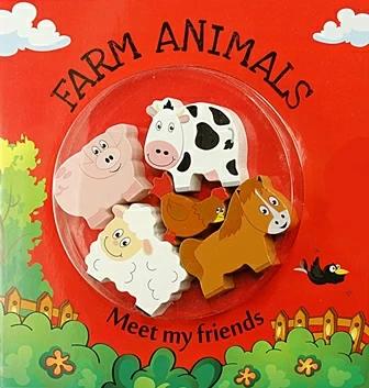

Книга с игрушкой Meet My Friends: Farm Animals ISBN 9788778840554