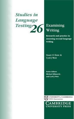 

Книга Examining Writing vol 26 ISBN 9780521692939