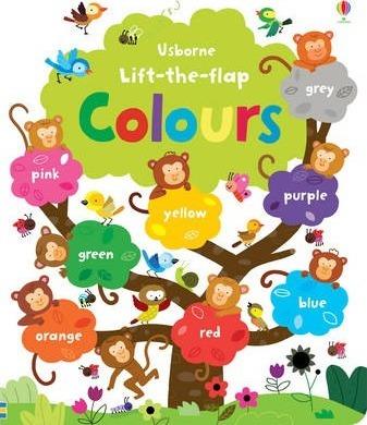 

Книга с окошками Lift-the-Flap Colours Felicity Brooks, Melisande Luthringer ISBN 9781409540571