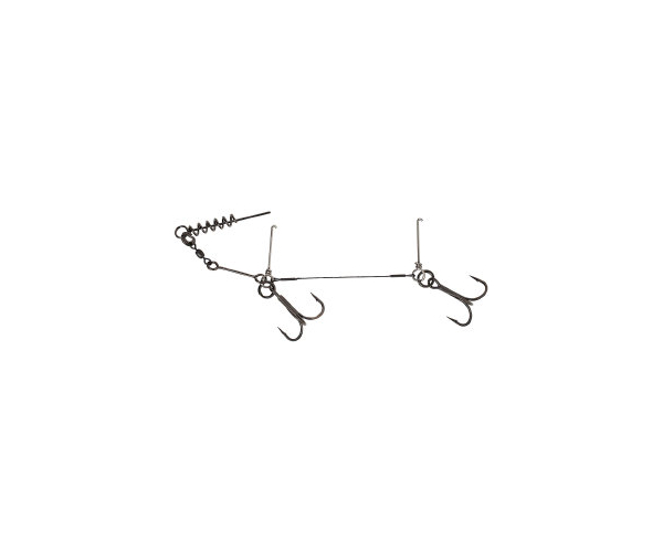

Оснастка Savage Gear 1x7 TI Corkscrew Stinger 2x#2/0 23kg 1pcs (арт.123418540883)