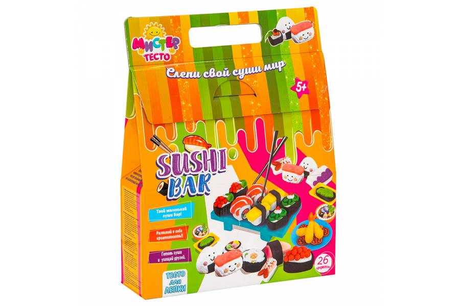 

Тесто для лепки "Sushi bar" STRATEG bublik (TР01471207)