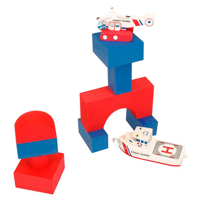 

Набор для ванны Just think toys Береговая охрана Лодка и вертолет (22091) (10-544905)
