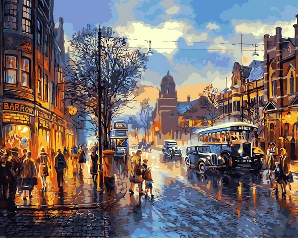 

Картина по номерам Улочки Лондона 40*50 VP1241 Babylon