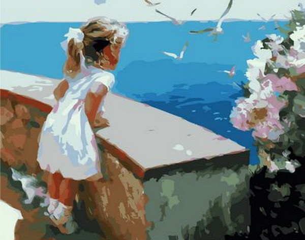 

Картина по номерам Ласковое море 40*50 MR-Q1237 Mariposa