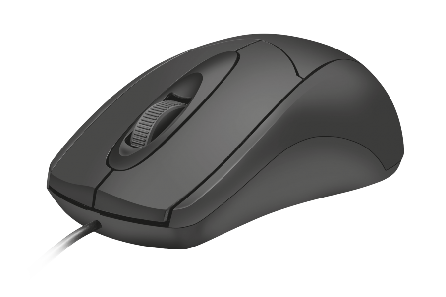 

Мышь Trust Ziva Optical mouse Black USB(21947)