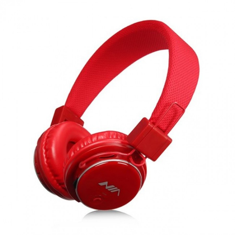 

Беспроводные Bluetooth стерео наушники NIA Q8-851S с МР3 Красные (Q8-851 Red)