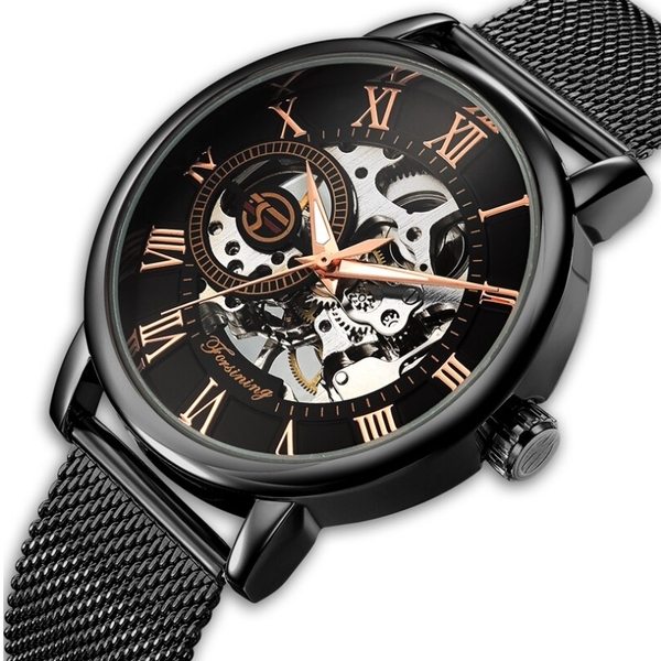 

Мужские часы Forsining Aston Black