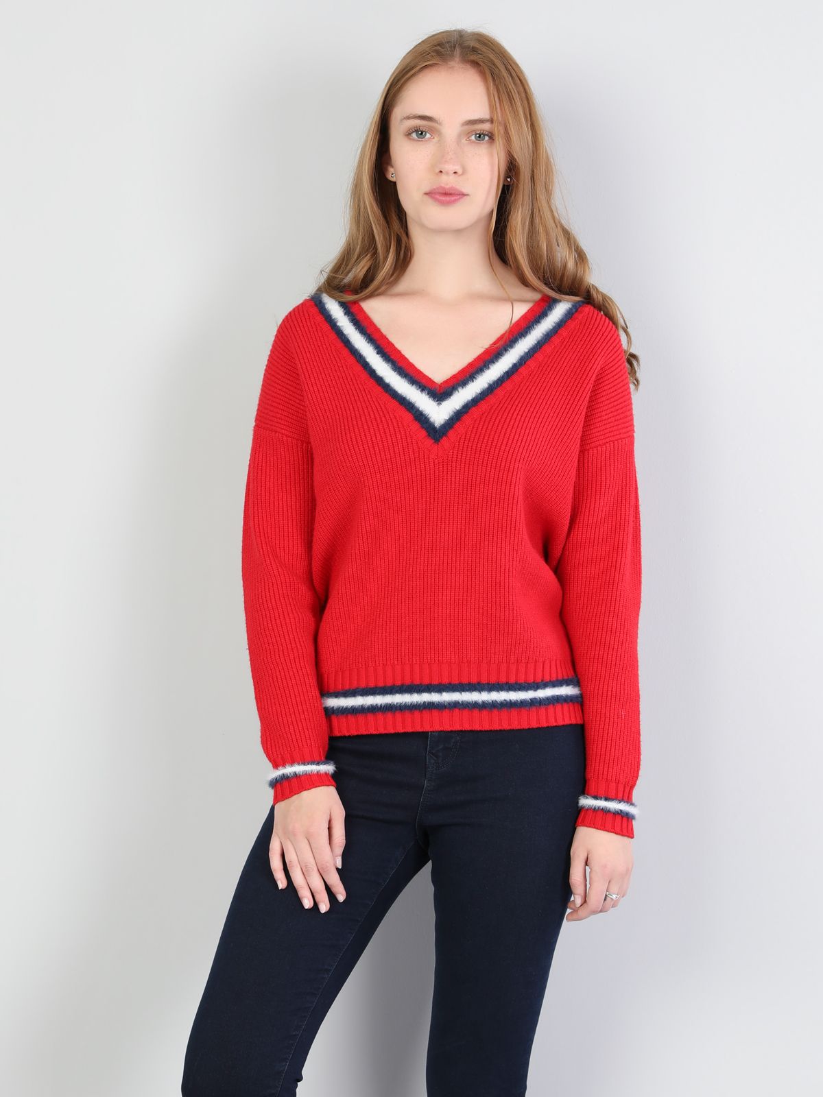 

Пуловер Colin's CL1045616RED, Пуловер Colin's CL1045616RED XS